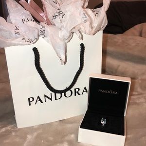 NEW Pandora Cool Breeze Blue Topaz retired ring